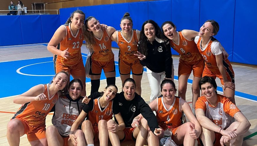 El Femení OSONA-OVA PROJECTS guanya amb comoditat (53-76) a la pista de l’UE Sant Cugat