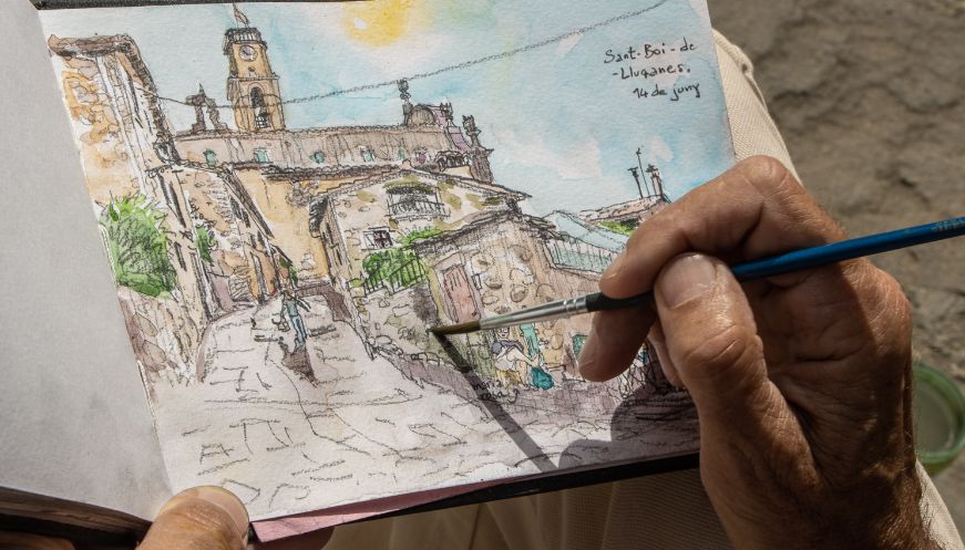 L'Sketching arriba a Sant Boi del Lluçanès 2