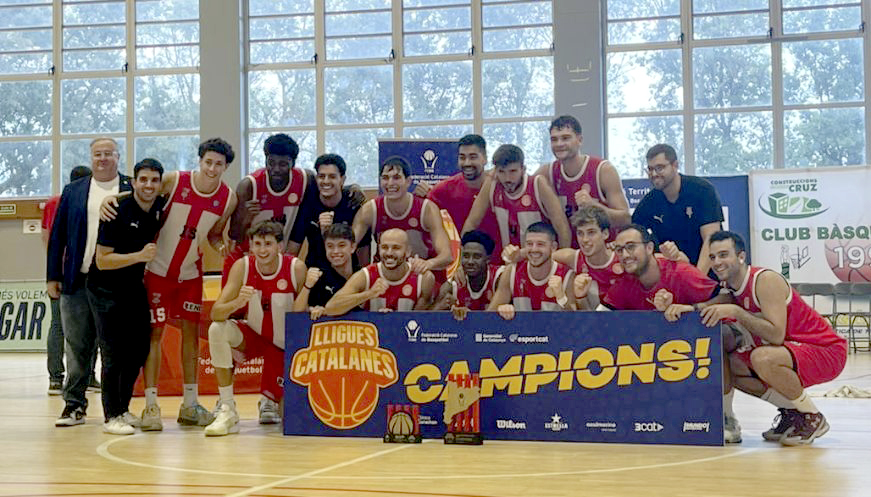 El CB VIC - Uuniversitat de Vic és campió de la Lliga Catalana de Tercera FEB