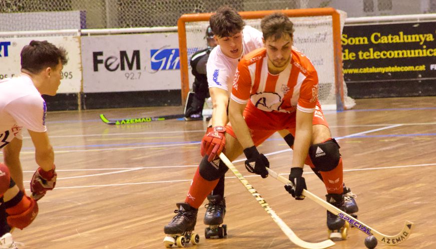 Primera derrota de la temporada de l’Auto Vigatana Patí Vic a la pista del GEIEG (3-2)
