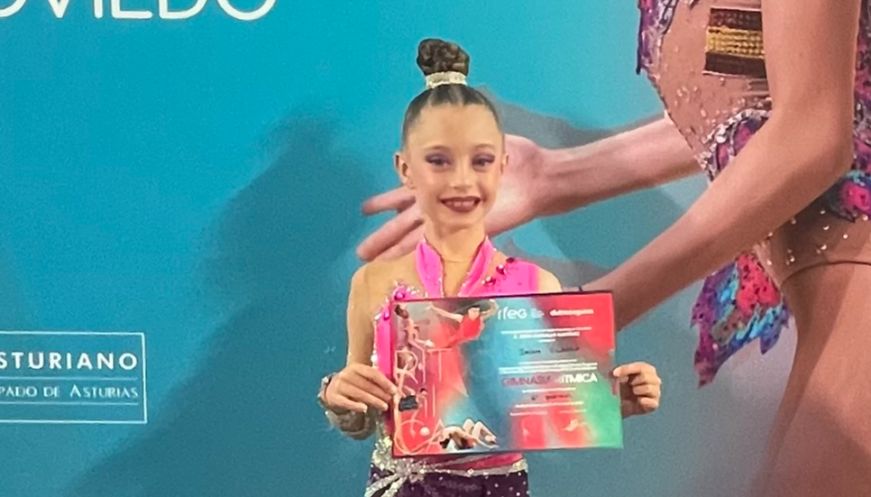 Irina Vilacha, diploma estatal amb una 6a posició al Campionat d’Espanya a Oviedo