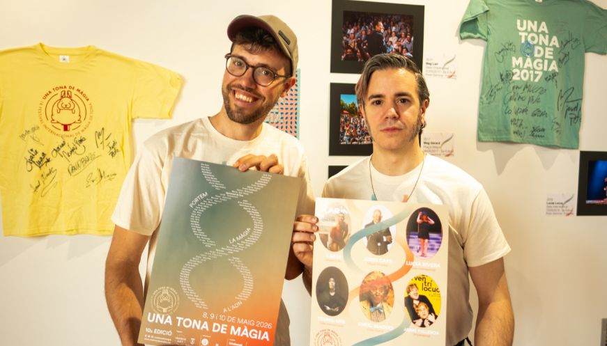 Entrevista a Jordi Pota i Arnau Tordera: 10 anys de màgia a Tona