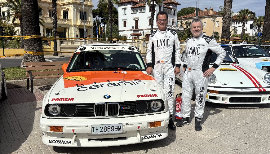 Jordi Ventura i el vigatà, Josep Autet, busquen la victòria al Rallye de la Cerámica Histórico amb el BMW M3