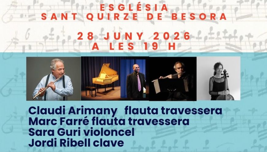 Concert de música de cambra a Sant Quirze de Besora per donar suport als projectes de salut de la Creu Roja