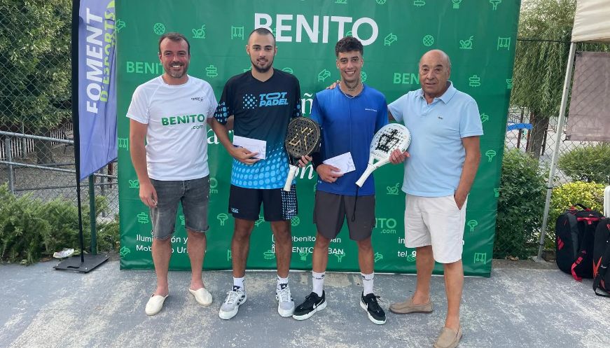 Romà Busquets i Ian Saló conquereixen el IX Torneig Benito.com de pàdel de Tona