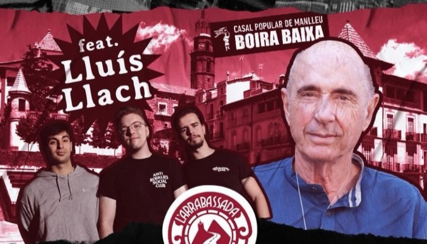 Lluís Llach protagonitzarà el final de temporada de L'Arrabassada al Casal Popular Boira Baixa de Manlleu