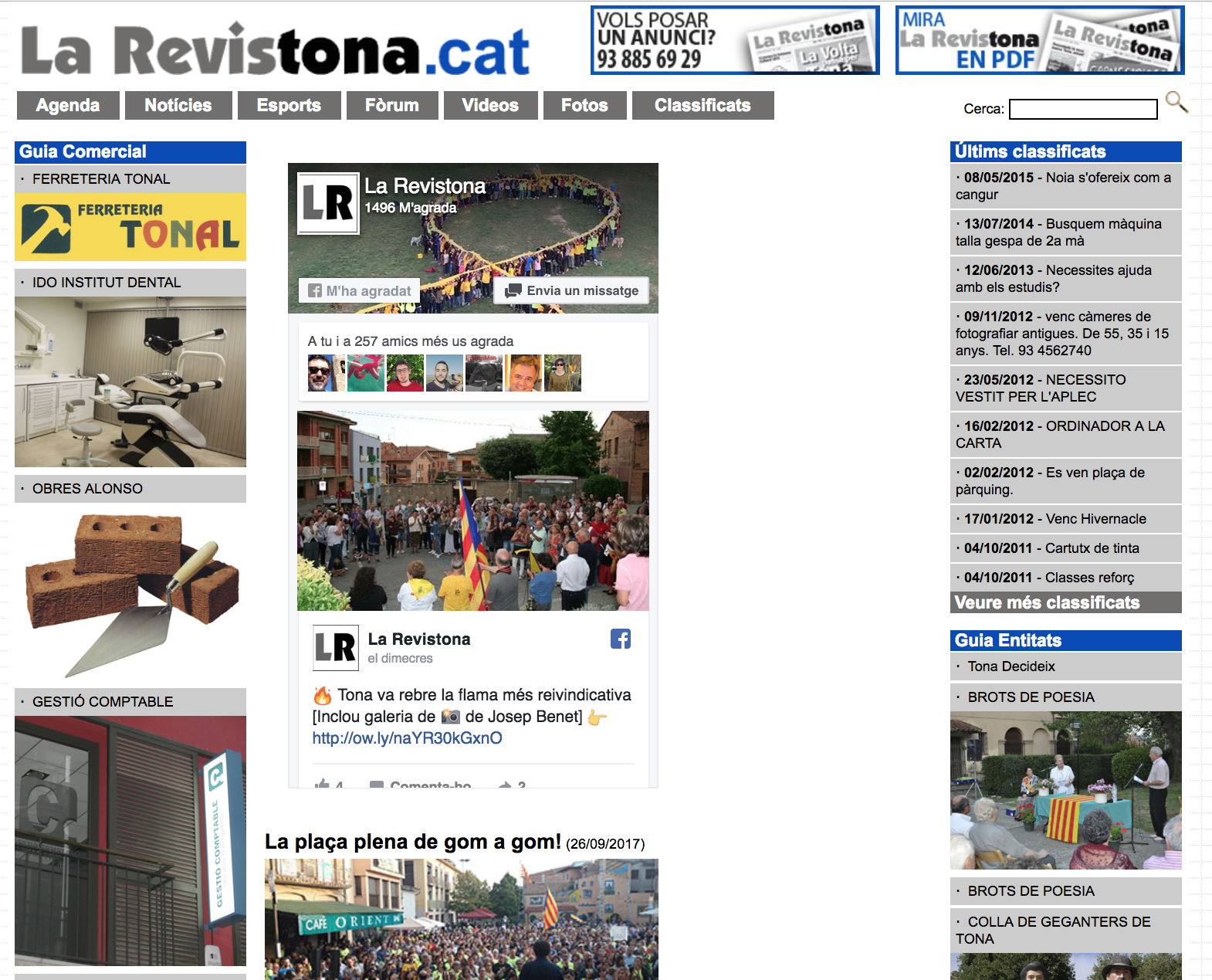 Nova web de larevistona.cat