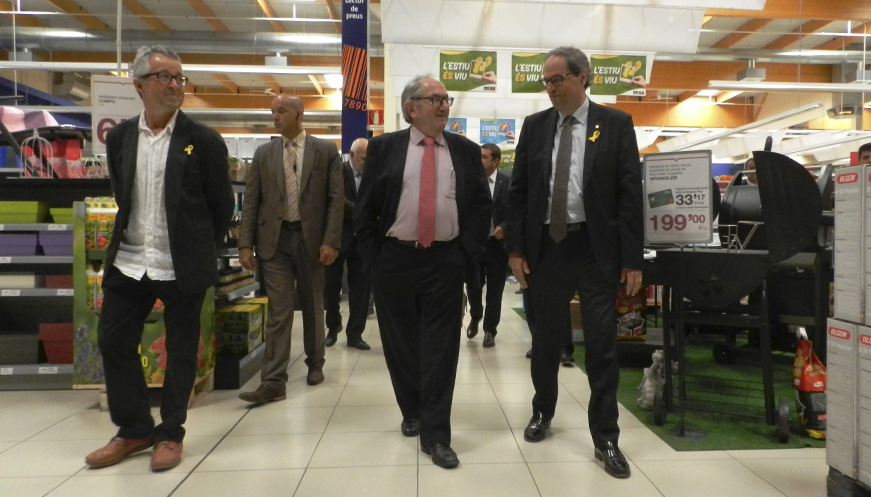 El president de la Generalitat visita l’Esclat de Malla