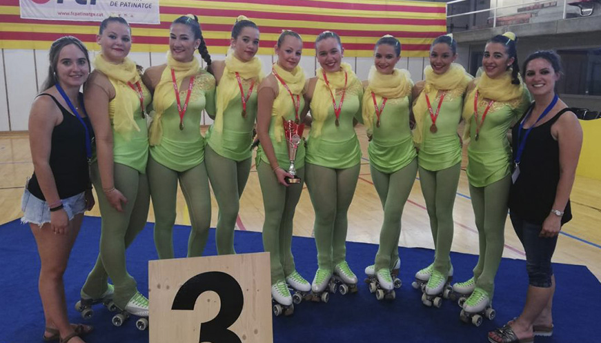 Tercera posició del xou petit del  CP Manlleu a la Copa Catalunya