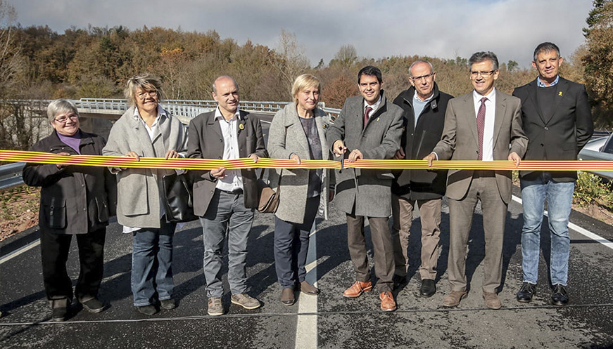 Inaugurada la carretera de la Fullaca a Viladrau