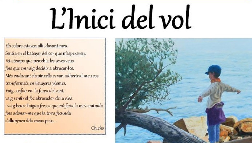 L'exposició 'L’inici del vol' de Chico Sandoval a Tona