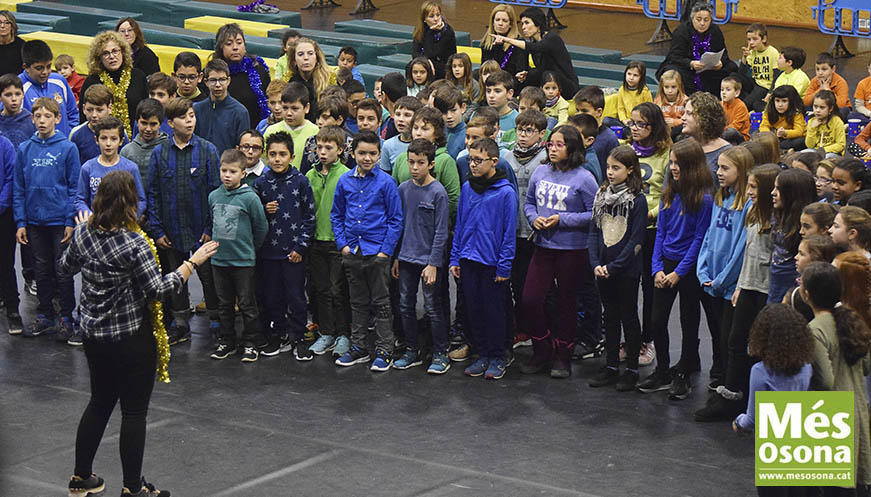 Cantada de Nadales a Balenyà per la Marató