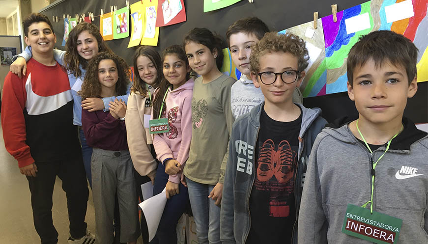 La tasca dels alumnes del Consell d'Infants