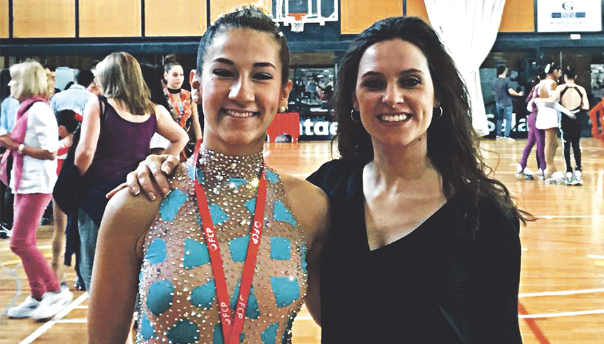 Noa Hernández, del CP Manlleu, per primera vegada al campionat de Barcelona Juvenil A