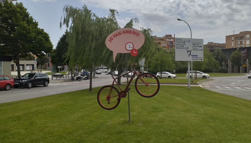 ‘Jo vaig amb bici’ promou l’ús de la bicicleta en els desplaçaments urbans de Vic