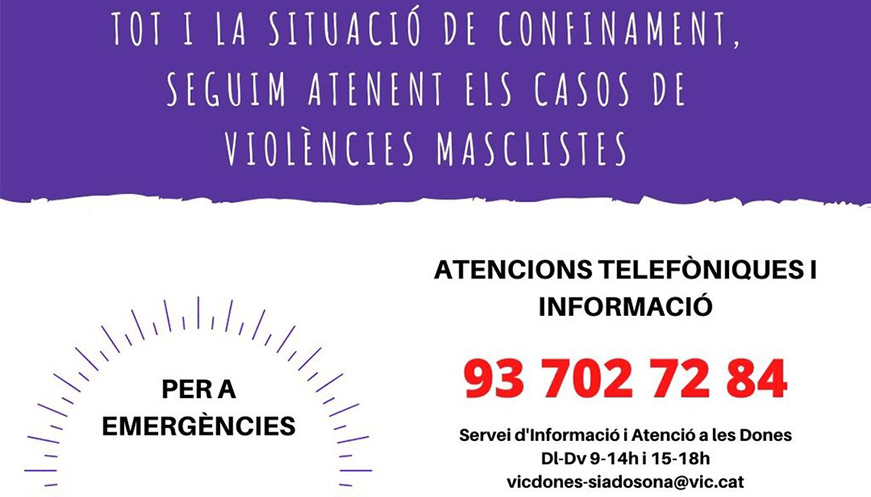 Vic promou la campanya d'establiments segurs contra la violència masclista