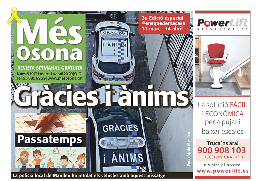 Llegeix l'edició 919 de la Revista MésOsona