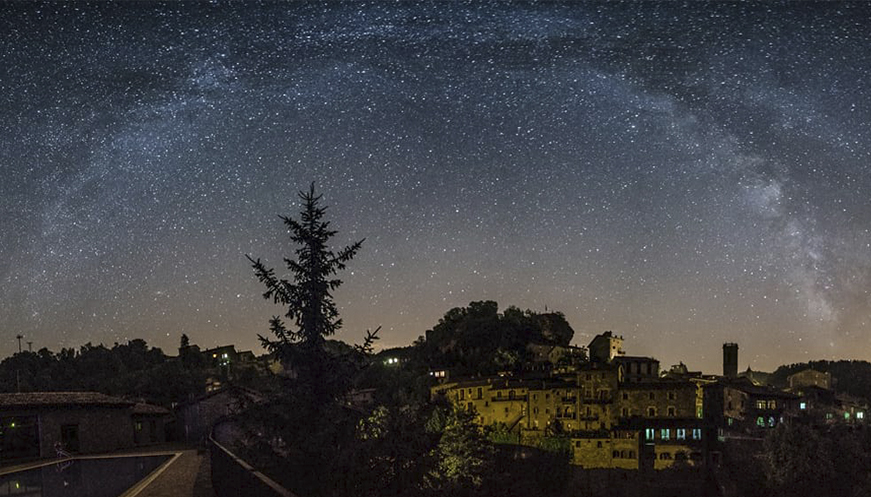 Rupit i Pruit rep el distintiu d’Espai  amb un Cel Nocturn de Qualitat