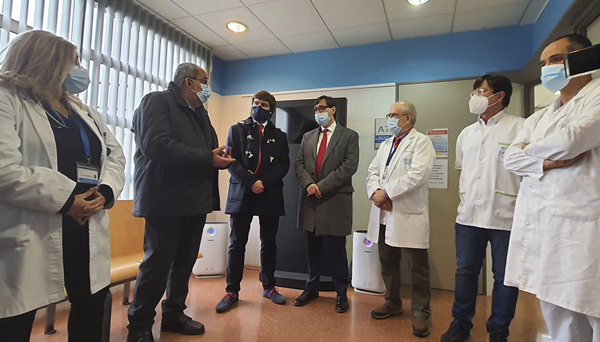 El ministre Salvador Illa visita Centelles amb motiu dels vint anys del Centre d’Assistència Primària