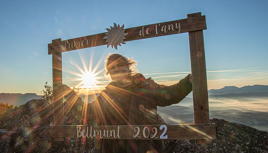 El primer sol de l'any il·lumina Bellmunt