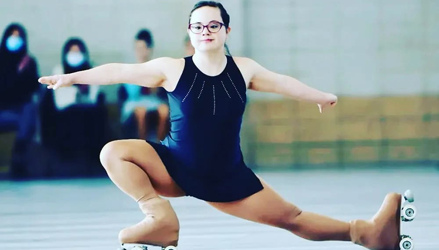 Debut i victòria en Sènior 3 de la patinadora Aida Aumatell