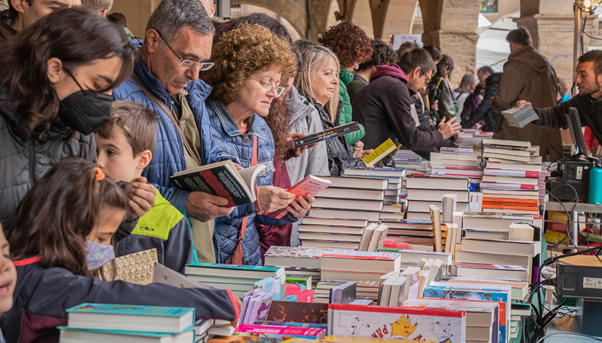 Lluïda Diada de Sant Jordi passada per aigua