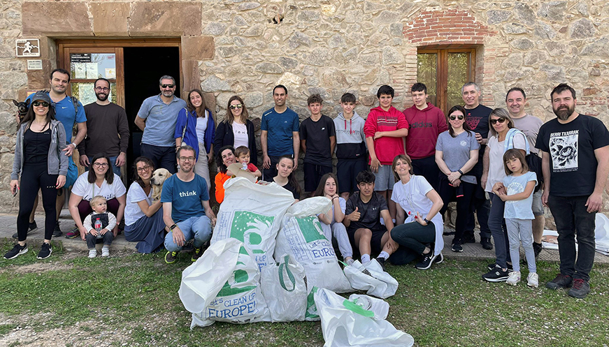 Una tona de residus al “Let’s Clean Up Europe”