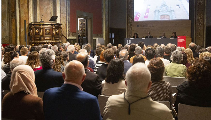 Joaquim Nadal: “El nou Paranimf de la UVic-UCC nua passat, present i futur”