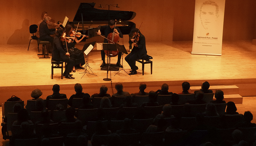 El virtuosisme de Josep M. Colom amb el Quartet Gerhard