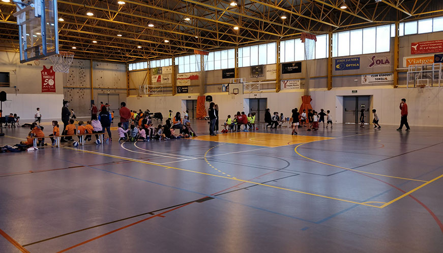 El CB Torelló va acollir la 2a Trobada d'Escoles de Bàsquet