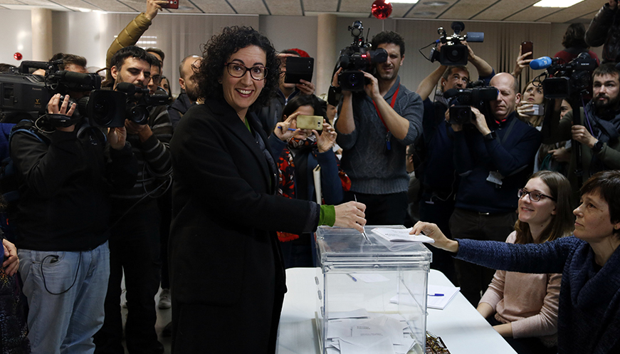 Rovira: 'Esperem que avui la democràcia pugui tornar a guanyar, com va guanyar l'1-O'