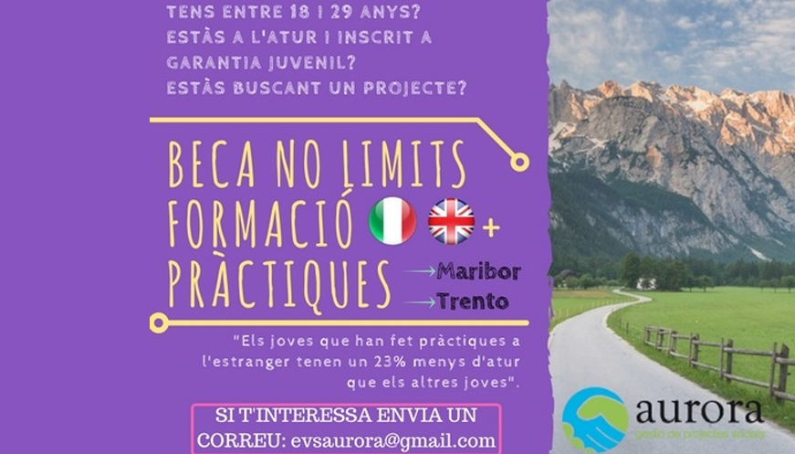 El Projecte AURORA ofereix 13 beques per a fer pràctiques laborals a Itàlia i Eslovènia