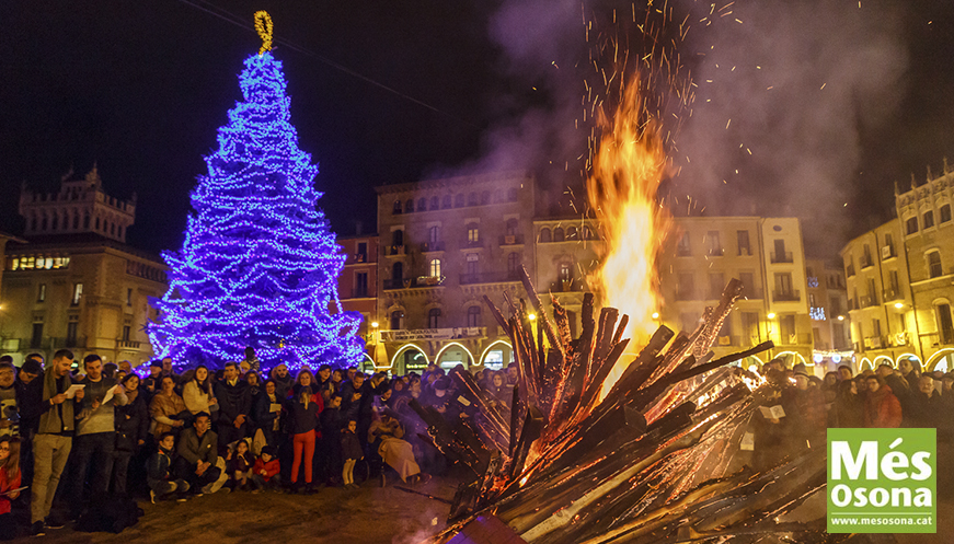 Una Foguera de  Nadal solidària